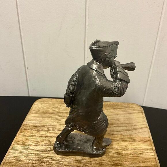 Vintage 1996 Pewter By Ricker Military Bugle Boy Michael Ricker Pewter With COA - Picture 4 of 7